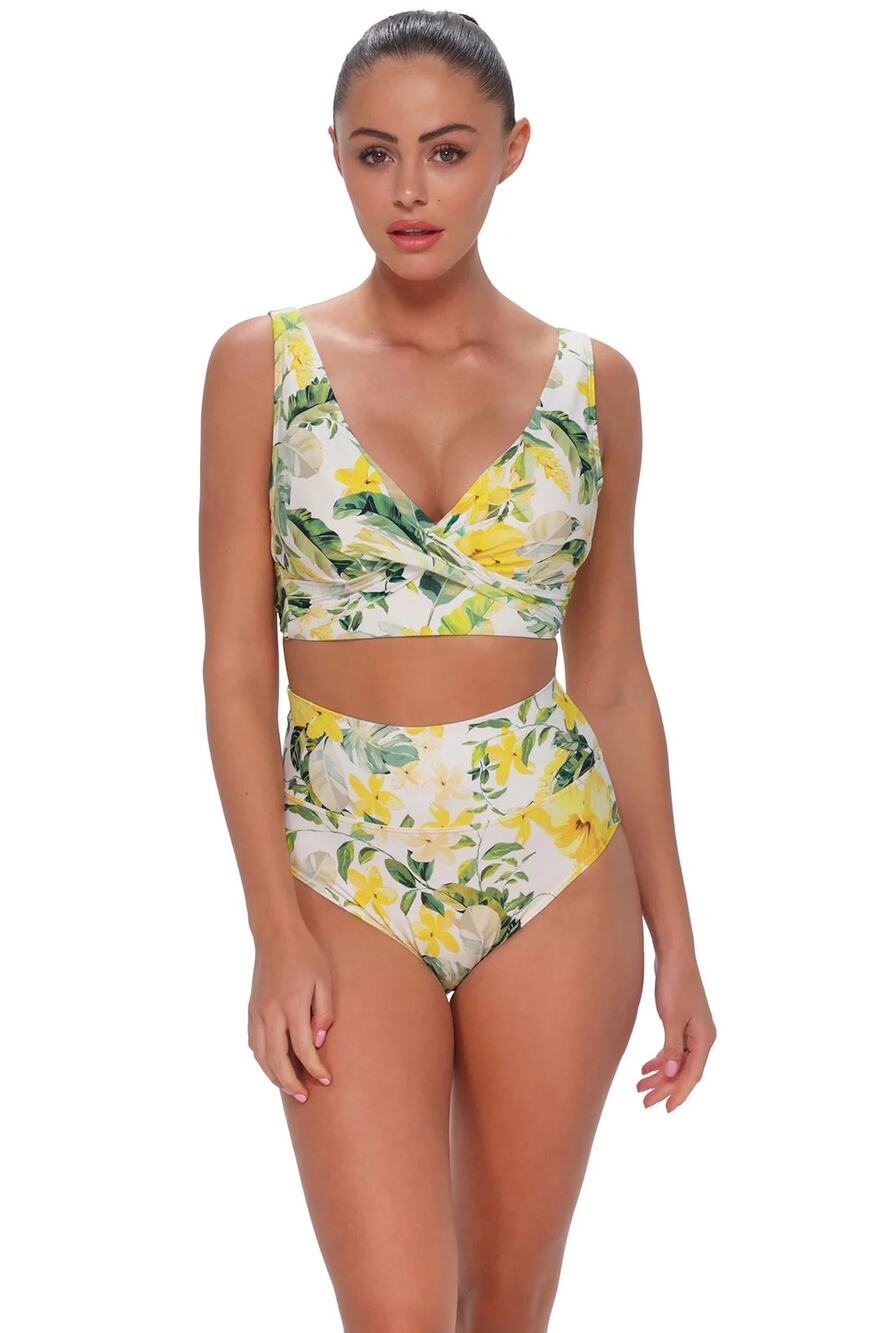 Sunsets Isla Soleil Crepe Hannah High Waist Bottom NWT SIZE S M XL